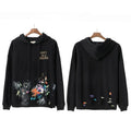 Gallery Dept Paint Splatter Black Hoodie