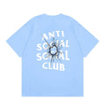 Anti Social Social Club Shattered Glass Logo T-Shirt - Light Blue