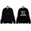 Gallery Dept. Sleeve Print DÉPT. de la GALERIE Long Sleeve T-Shirt - Black/White